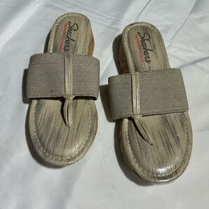 Skechers Cali Breeze Wedge Sandals Size 7